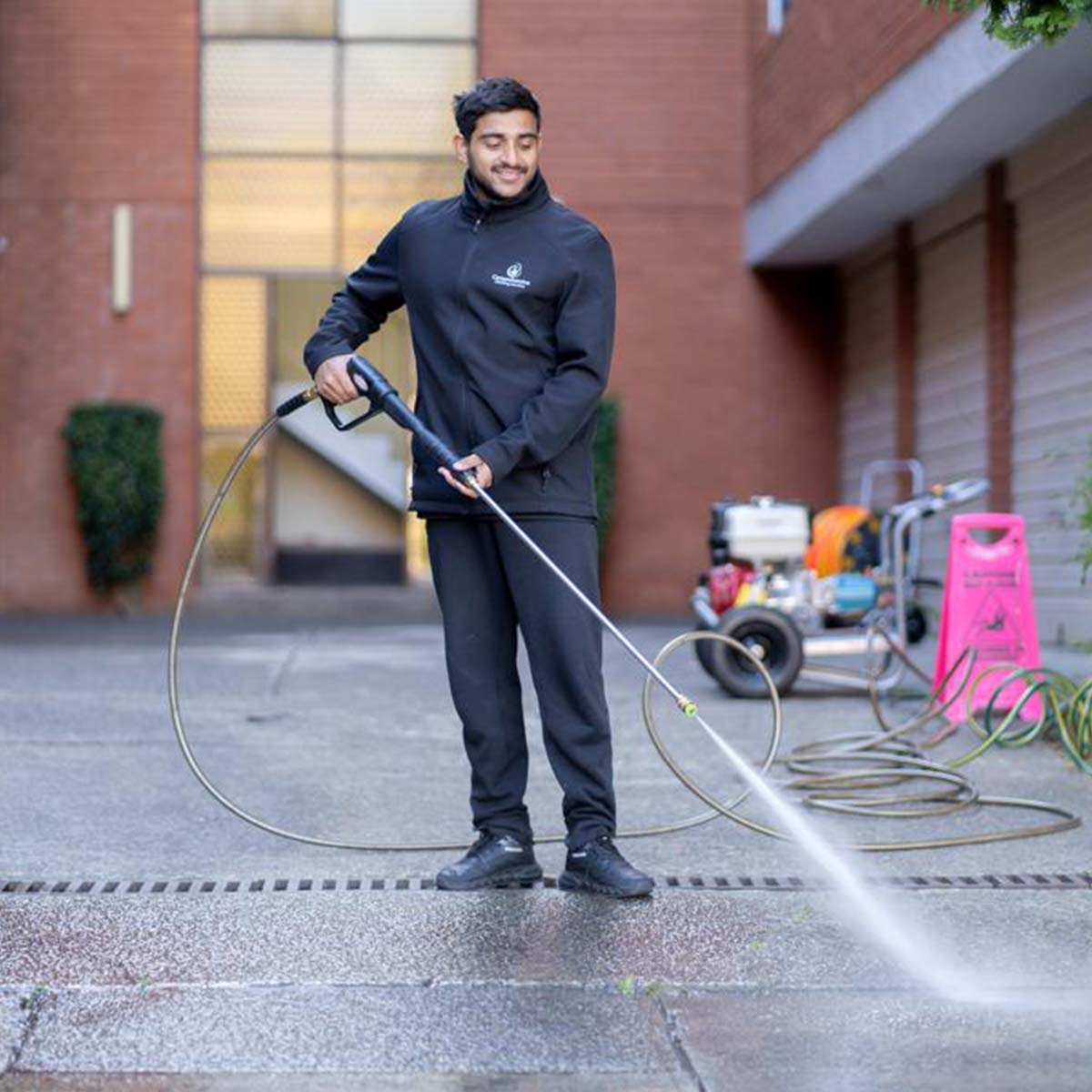 How often should you pressure wash your commercial building